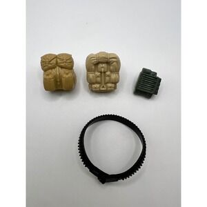 Vintage‎ Lot of 1980s G.I Joe Belt, Ammo Book Bag, ARAH Backpack + Field Pack